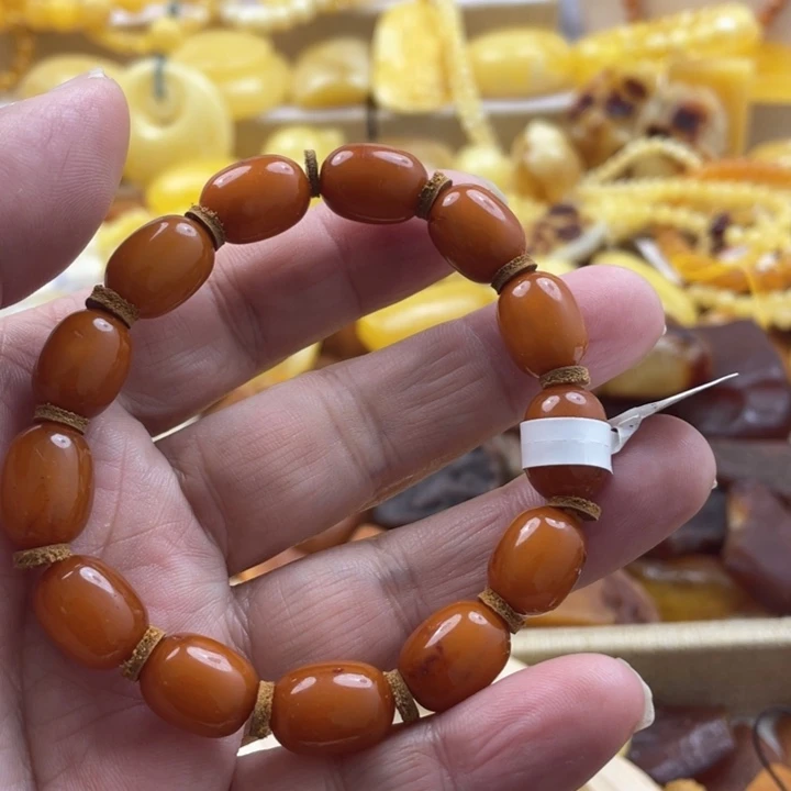 蜜蜡手串未镶嵌j***X手串