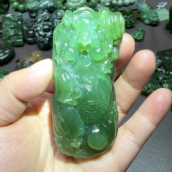 和田玉（碧玉）吊坠未镶嵌