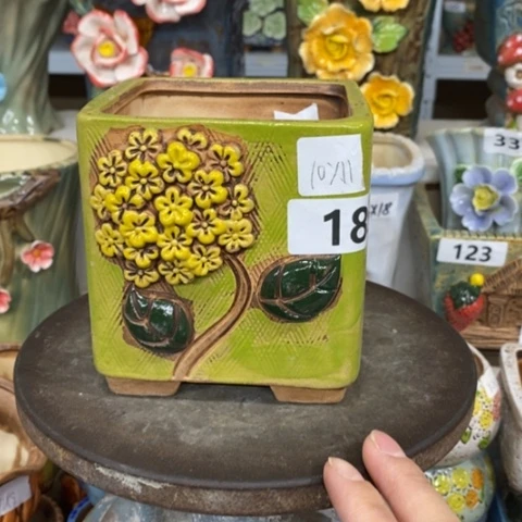 【闪购商品】红陶粗陶材质多肉花盆