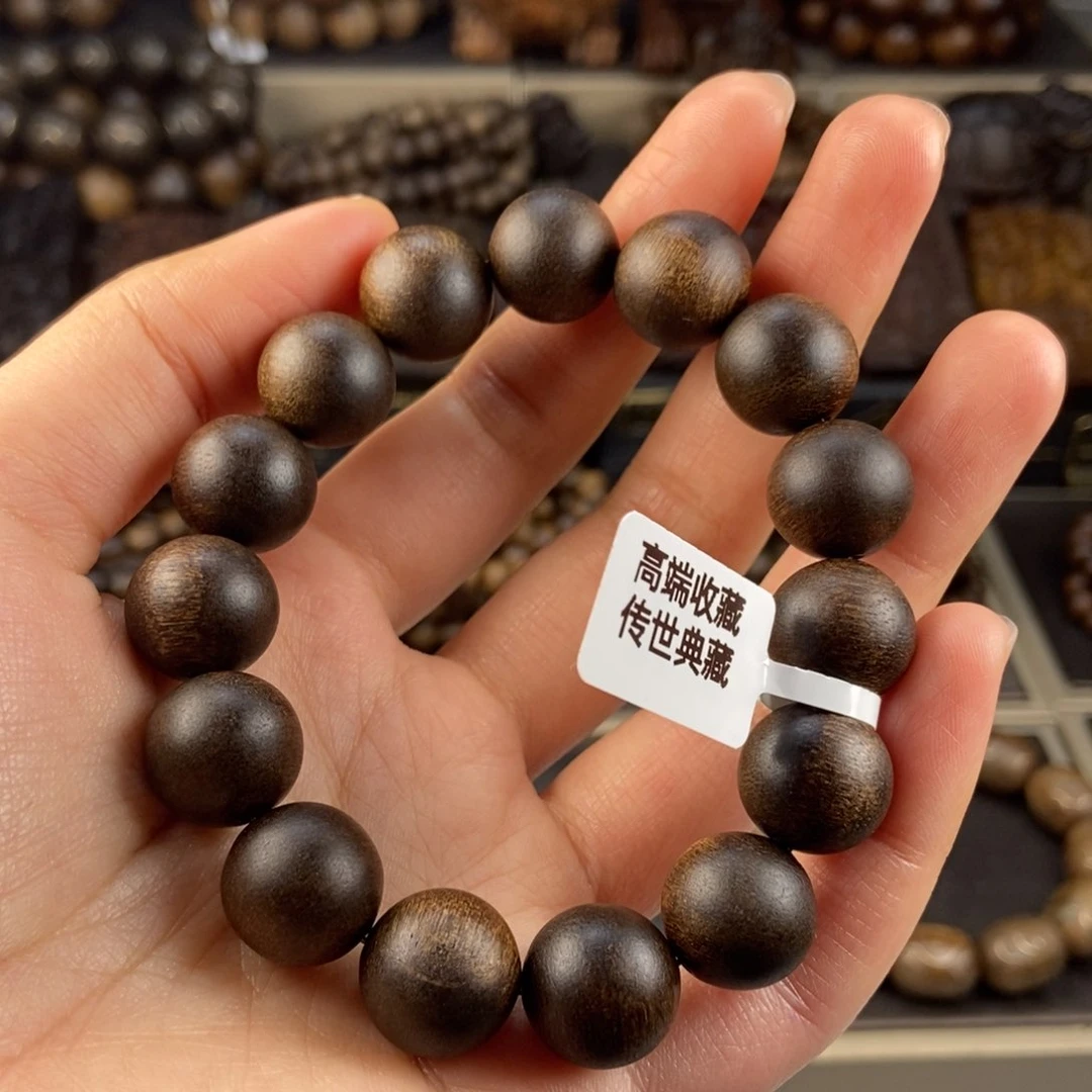 沉香手串一****羊越南芽庄白棋楠
