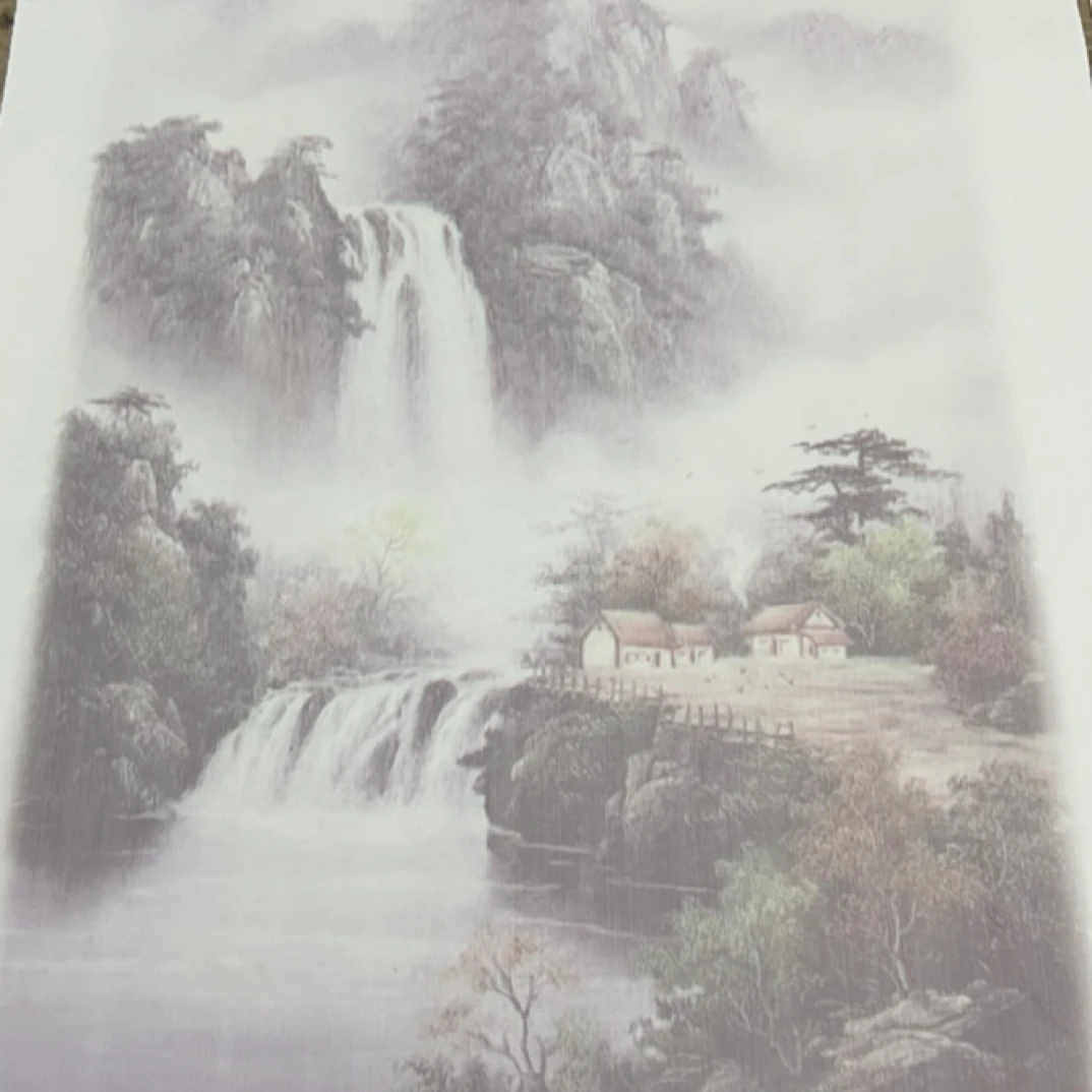俊玲刀画微喷底稿画布六张