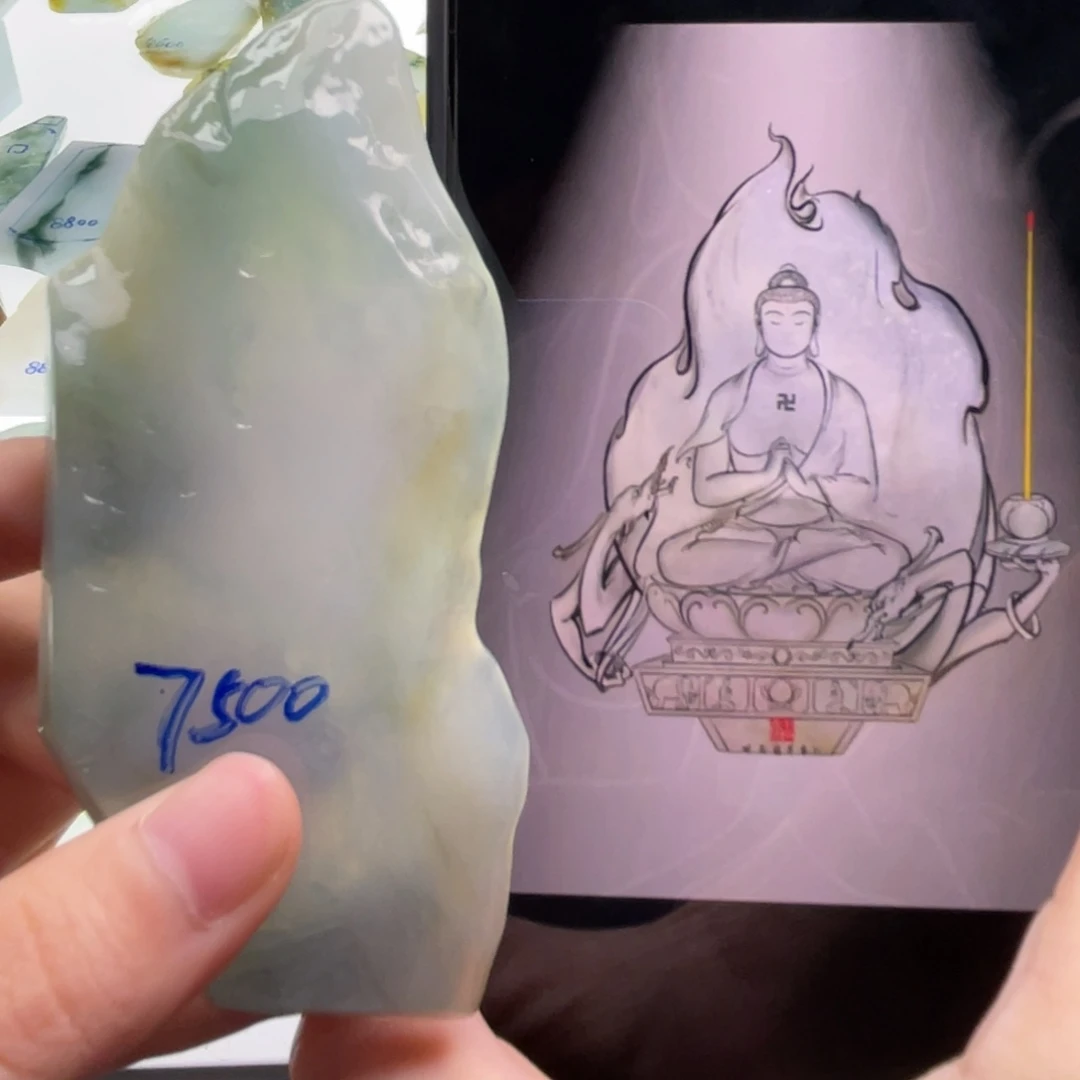 定制翡翠未镶嵌包工