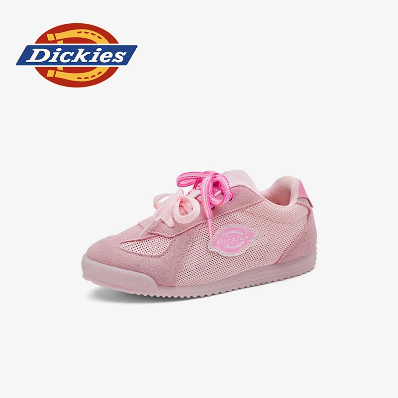 Dickies透气德训鞋2025新款软面皮百搭软底女鞋运动休闲鞋