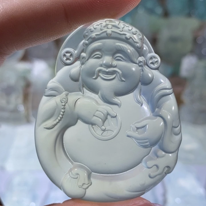 岫玉未镶嵌吊坠吊坠