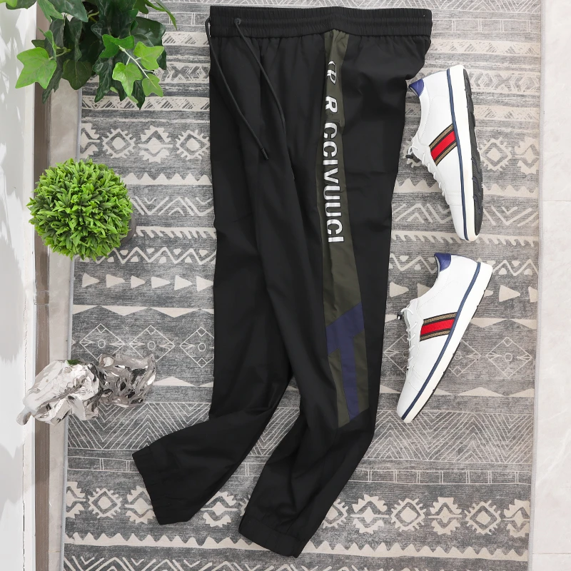 男装尾货 男士修身秋冬薄款松紧腰长裤7200