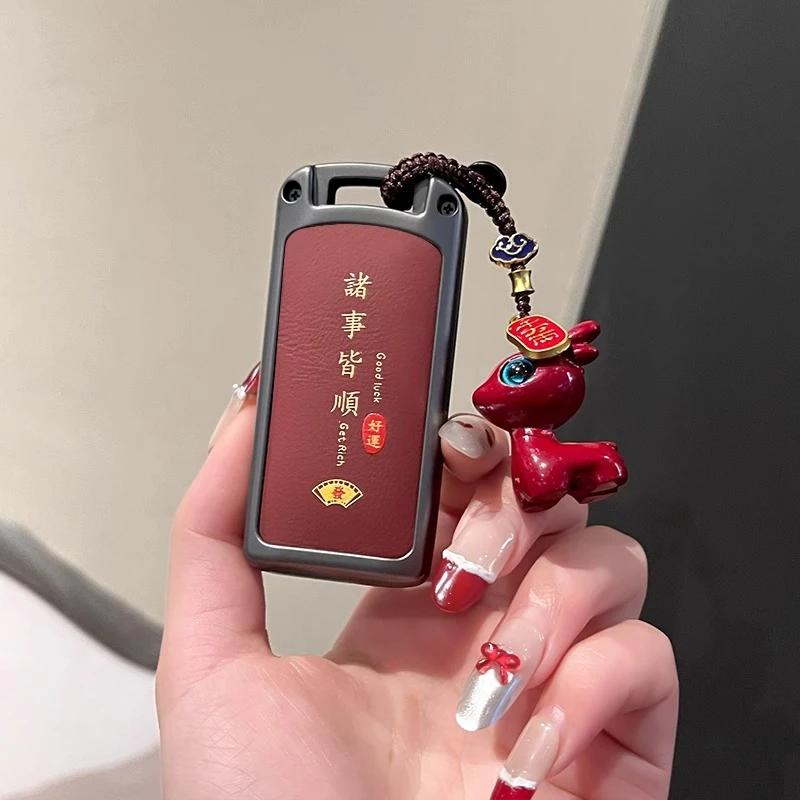 三菱欧蓝德钥匙套欧兰德汽车奕歌女士劲炫车高档壳扣男金属钥匙包