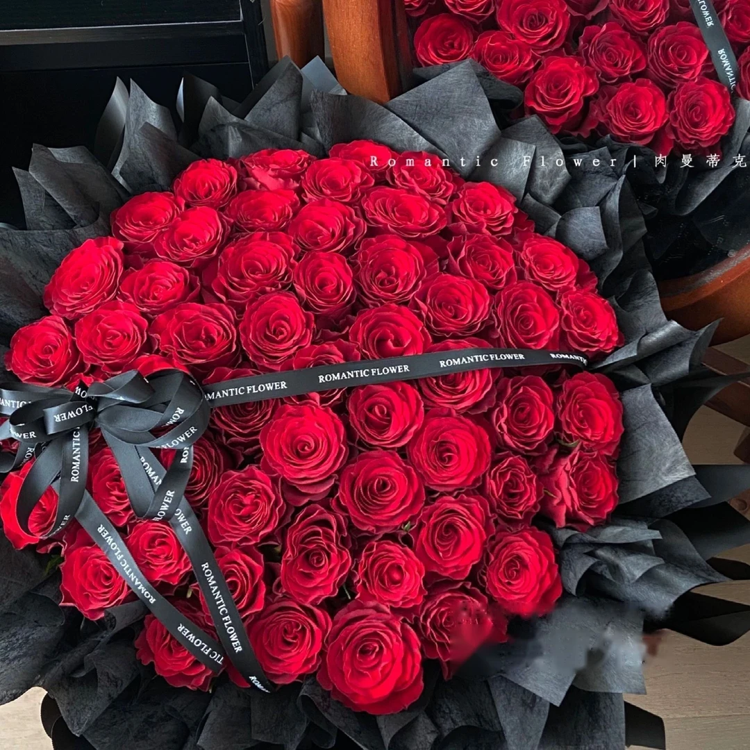 【只属于你的浪漫】52朵红玫瑰鲜花束送女友老婆爱人生日礼物送花上门
