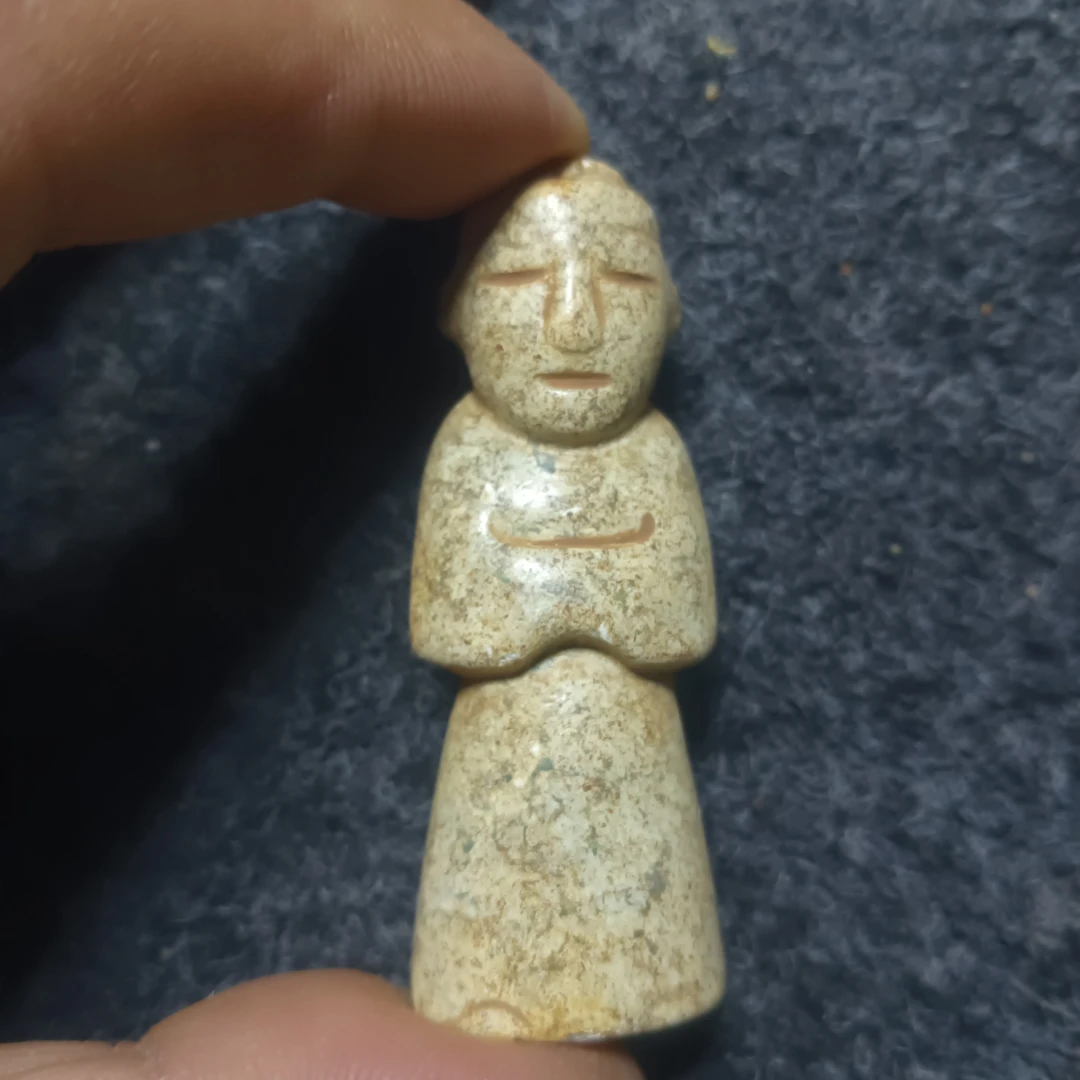 和田玉玉人吊坠挂件