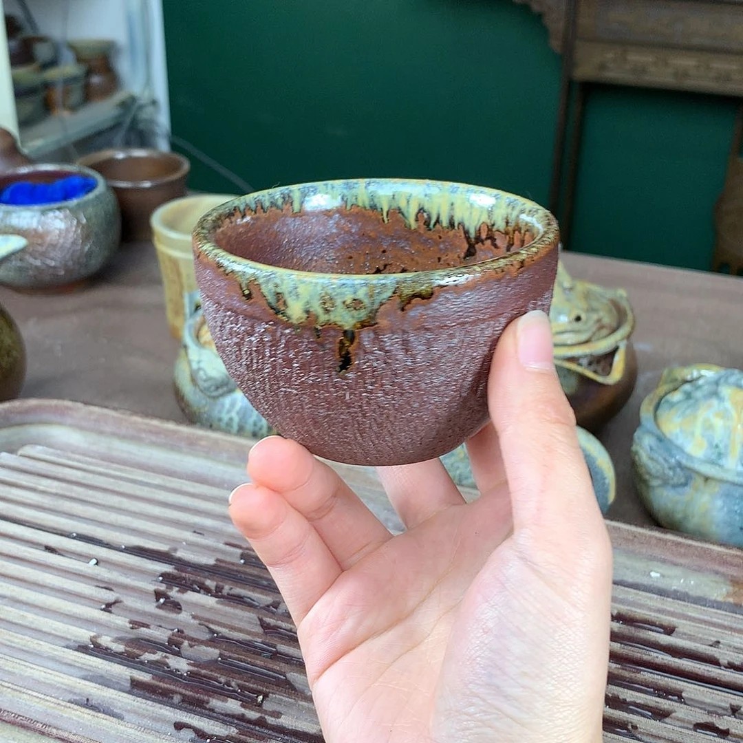 紫砂茶壶纯自然柴烧