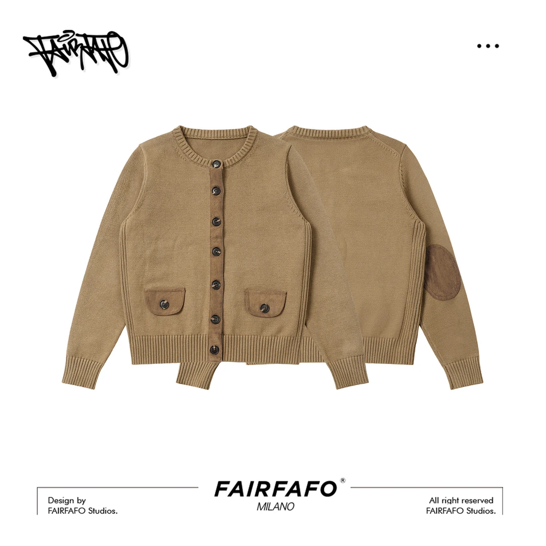 【拼色立领毛衣】XYMY59085秋冬新款经典极简复古风舒适休闲毛衣