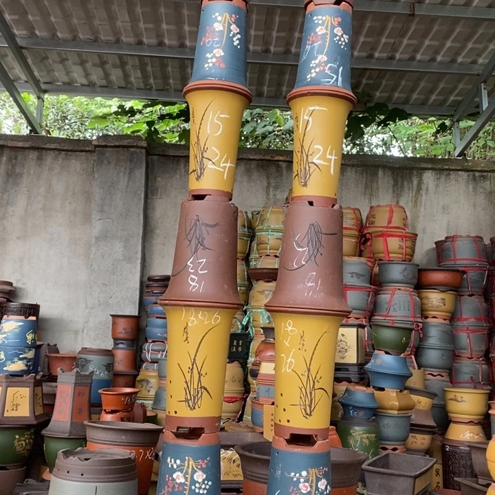 紫砂花盆紫砂花盆