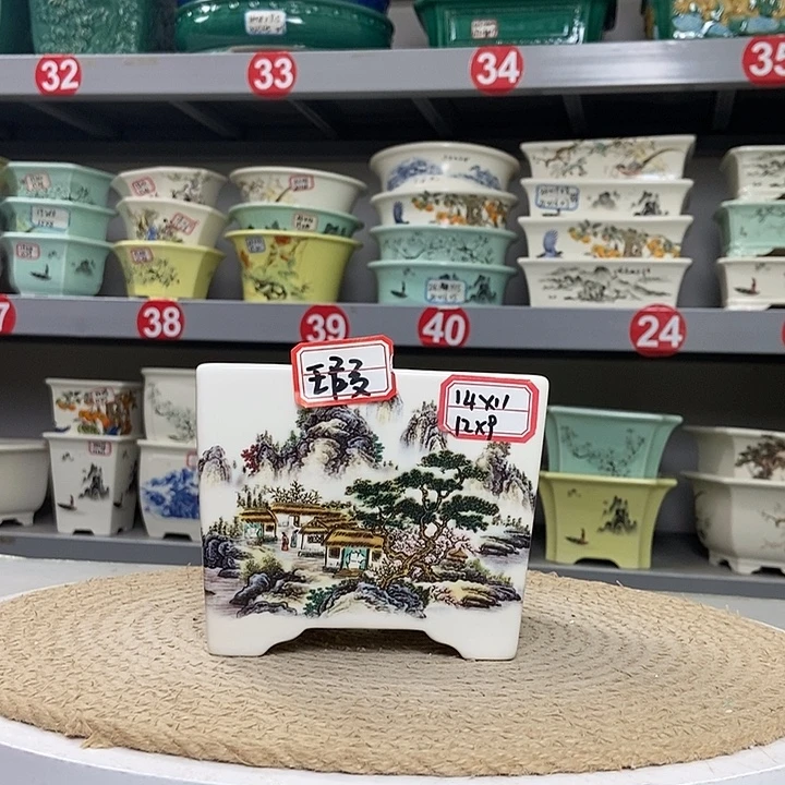 紫砂紫砂花盆3838