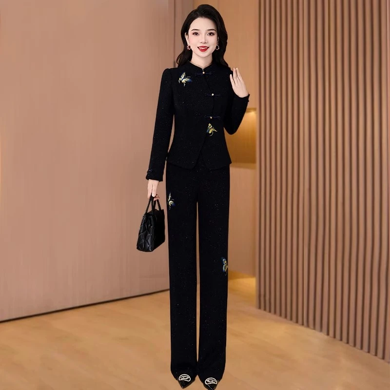 国风新中式时尚两件套装2025女春秋高级感穿搭一整套超火品牌爆款