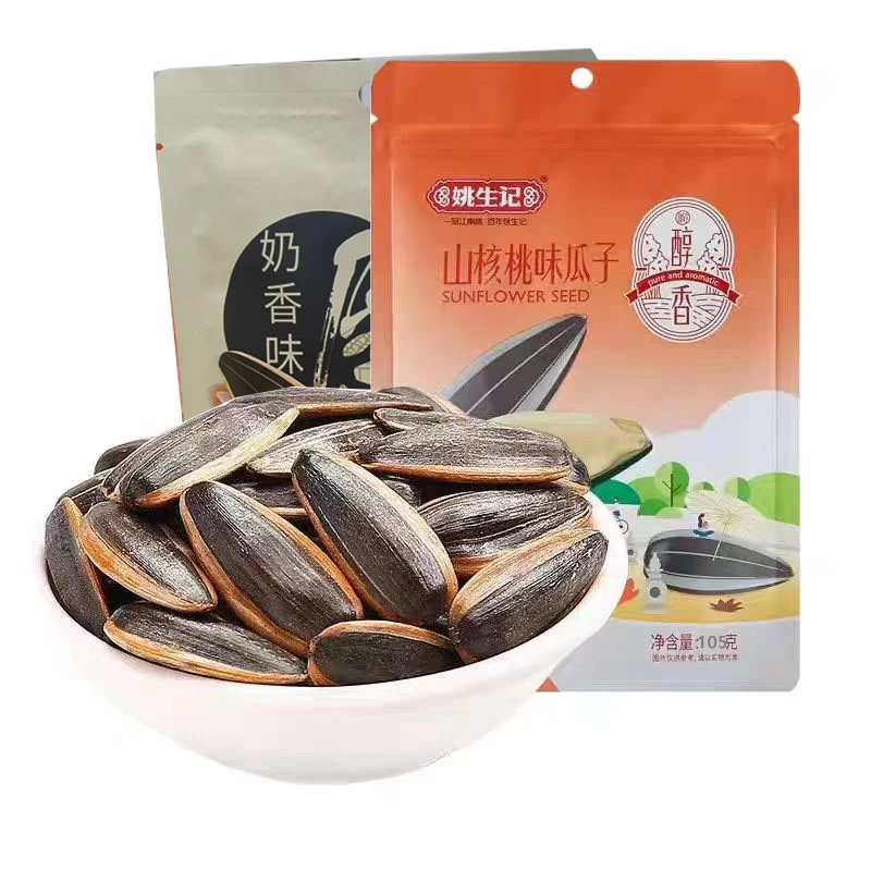 【保质期至2025-08-01】姚生记 瓜子山核桃味味105g*3+奶香味105g*2