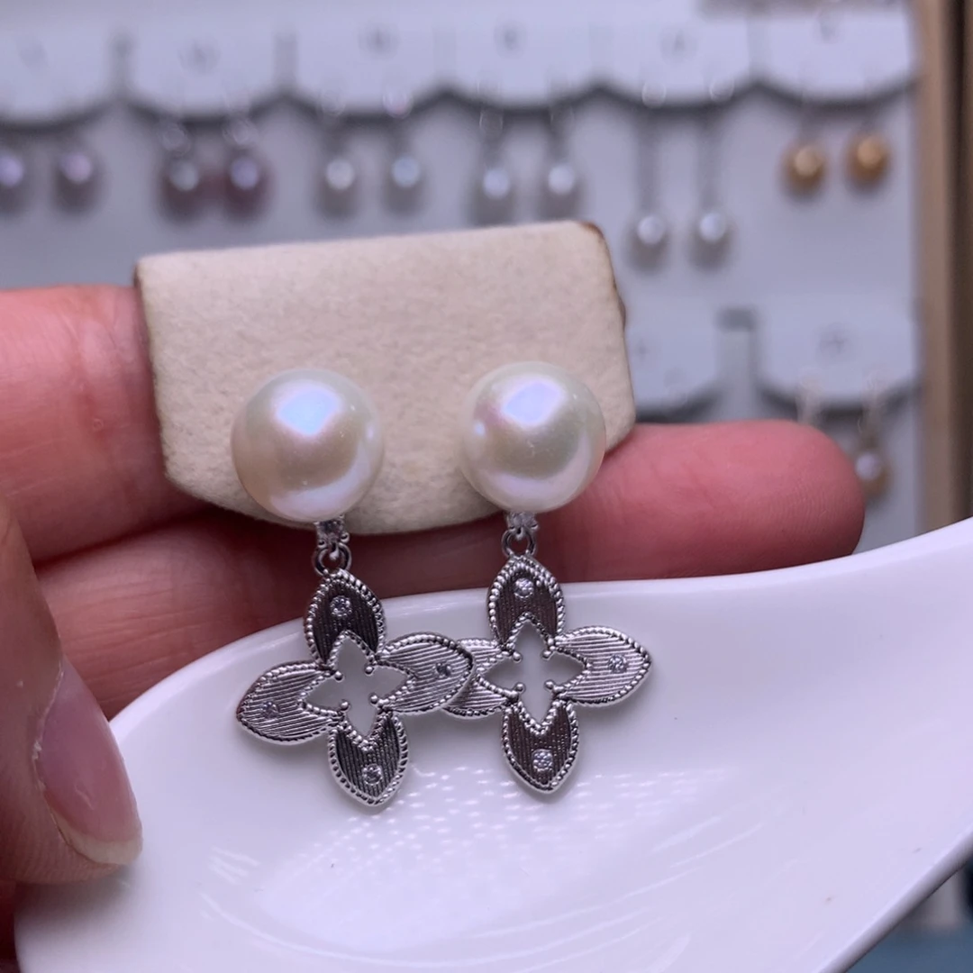 未镶嵌耳饰淡水珍珠