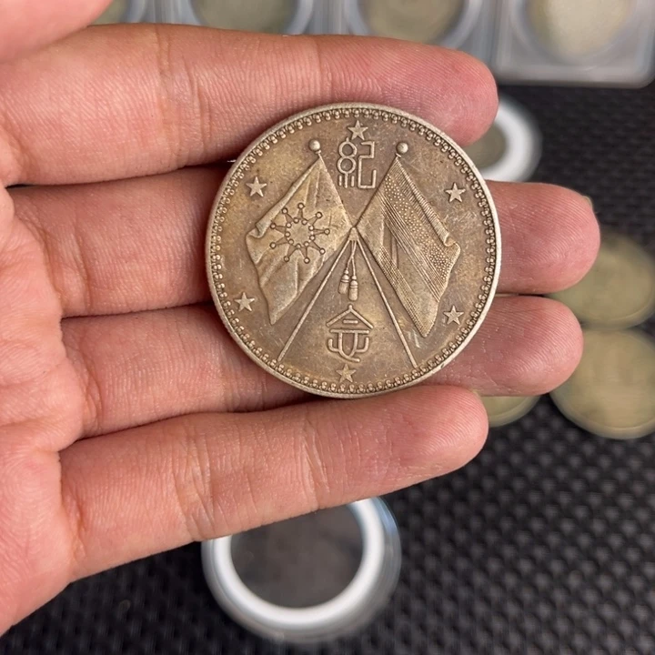 金属大头龙洋船洋工艺品