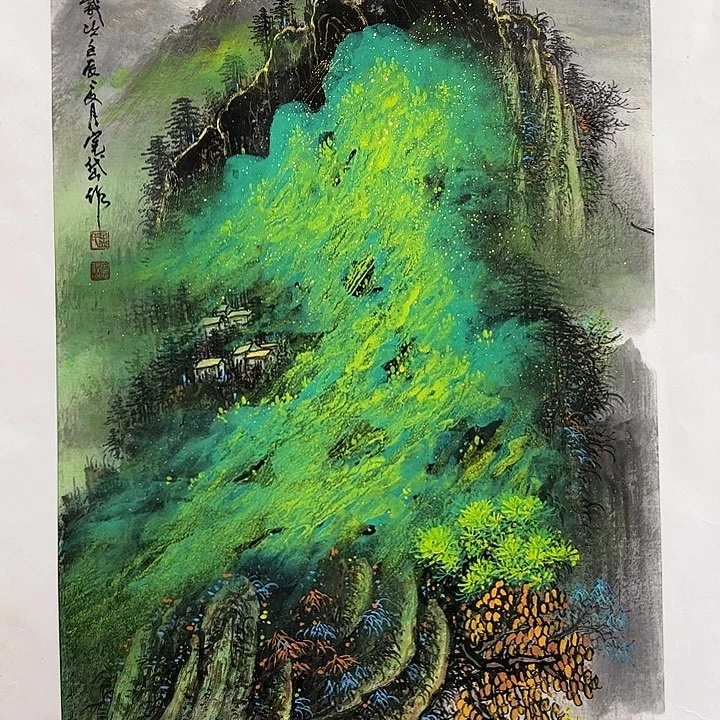 国画孟宪岱老师2.7平尺国画