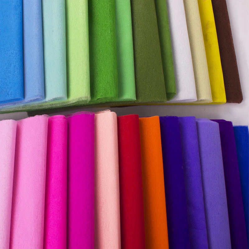 厂家单色棉纸鲜花包装内衬纸手工diy卡通花束材料纸包花纸苹果纸