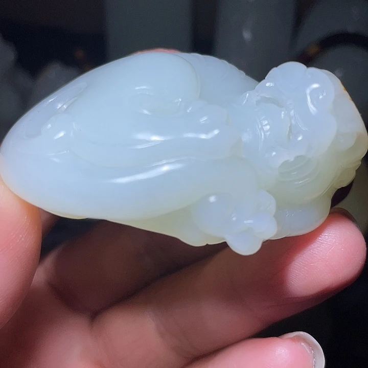 七***@和田玉未镶嵌车挂