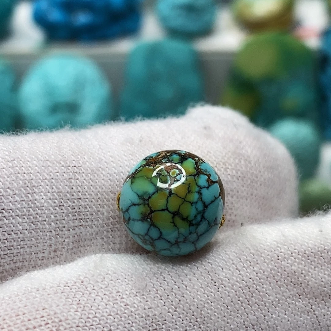 未镶嵌绿松石天然原矿 带武汉地大证书