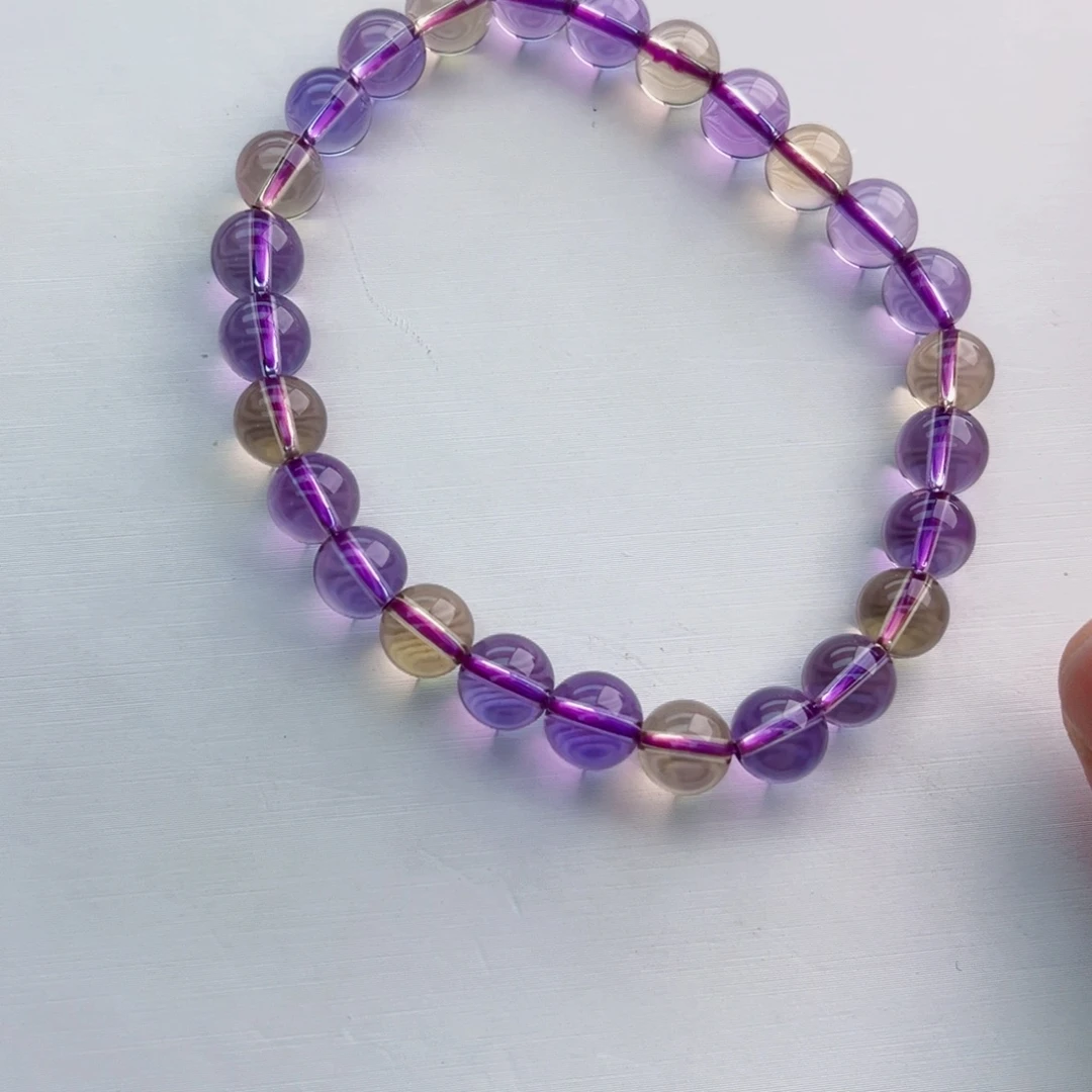 水晶未镶嵌手串天然保真