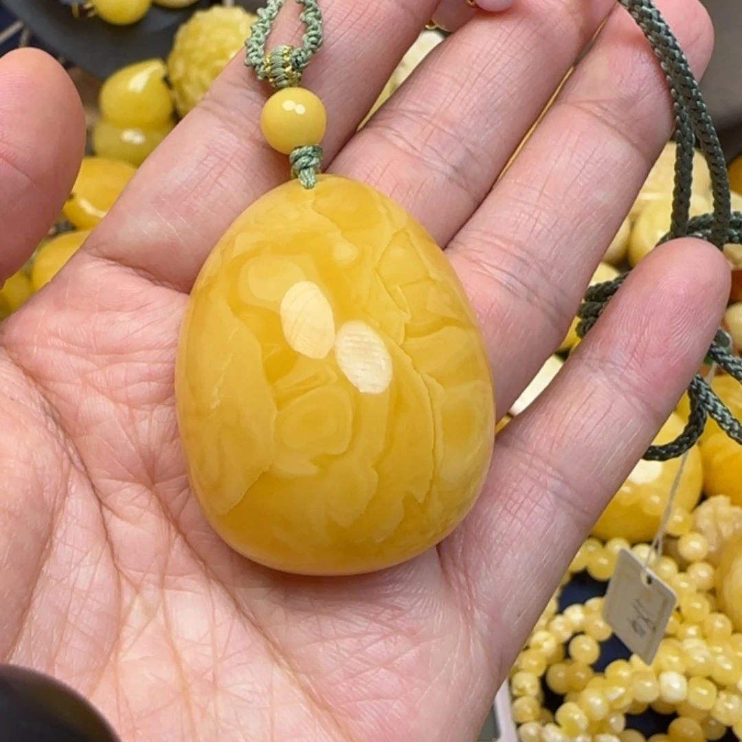 未镶嵌颈饰蜜蜡天然蜜蜡