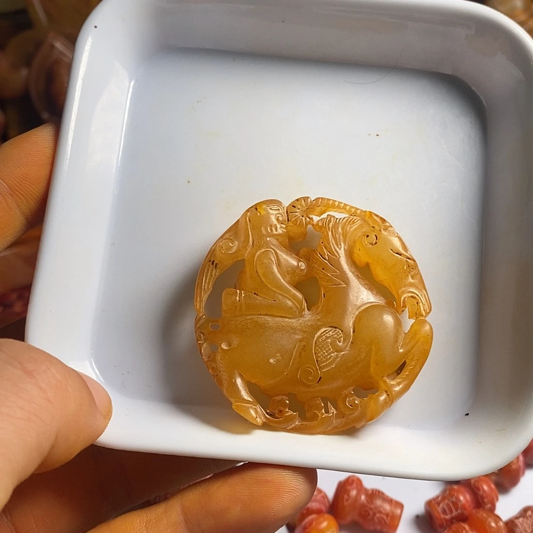 岫岩老玉（透闪石质玉）未镶嵌挂件