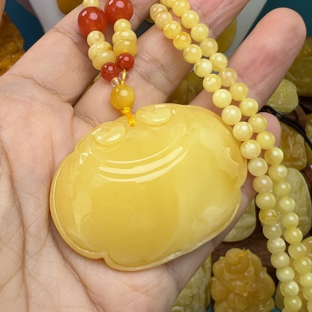 蜜蜡吊坠(赠链)未镶嵌