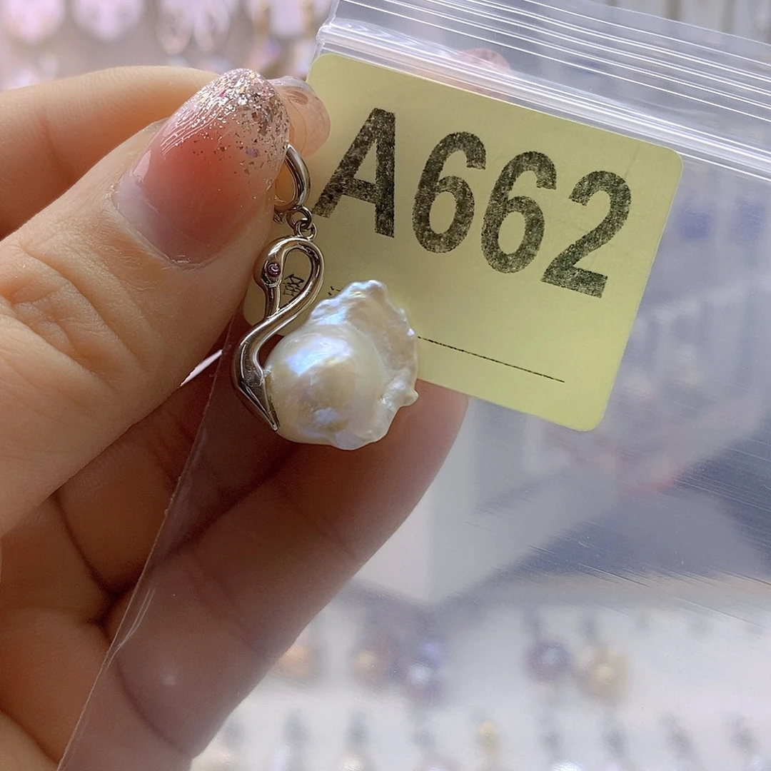 淡水珍珠颈饰银S925镶嵌