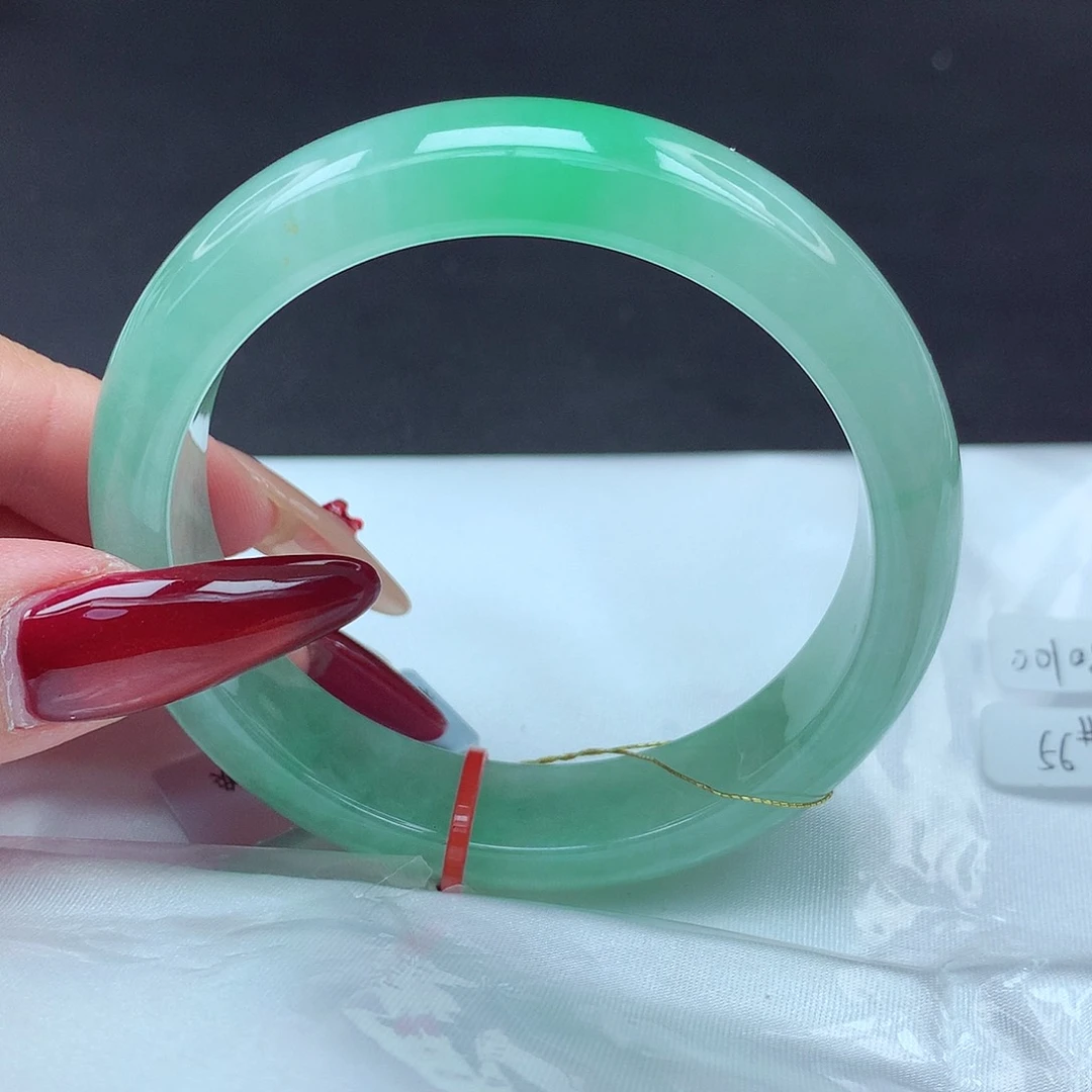 未镶嵌手镯翡翠56圈轮胎691