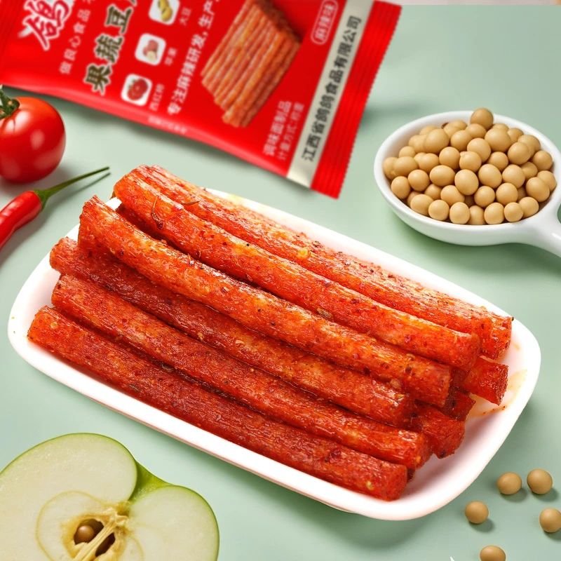 鸽鸽氮气包装蒜香麻辣味果蔬辣条散装称重独立包装休闲网红怀旧