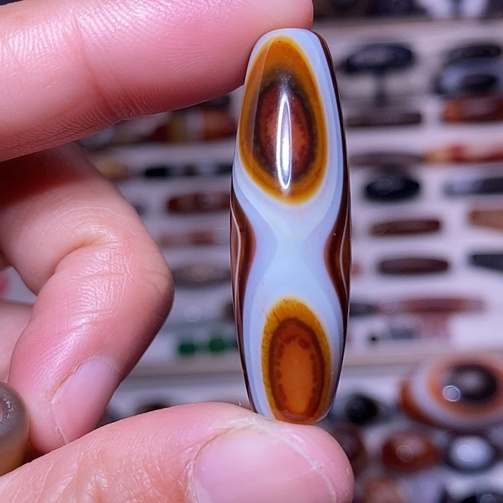 玛瑙/玉髓挂件未镶嵌生****对