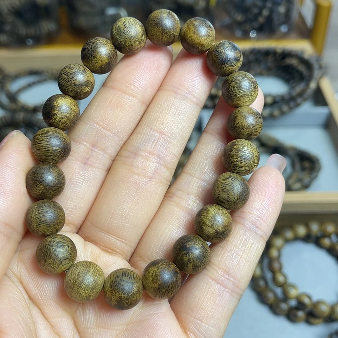 沉香沉香碎屑棋楠沉香老料单圈10mm