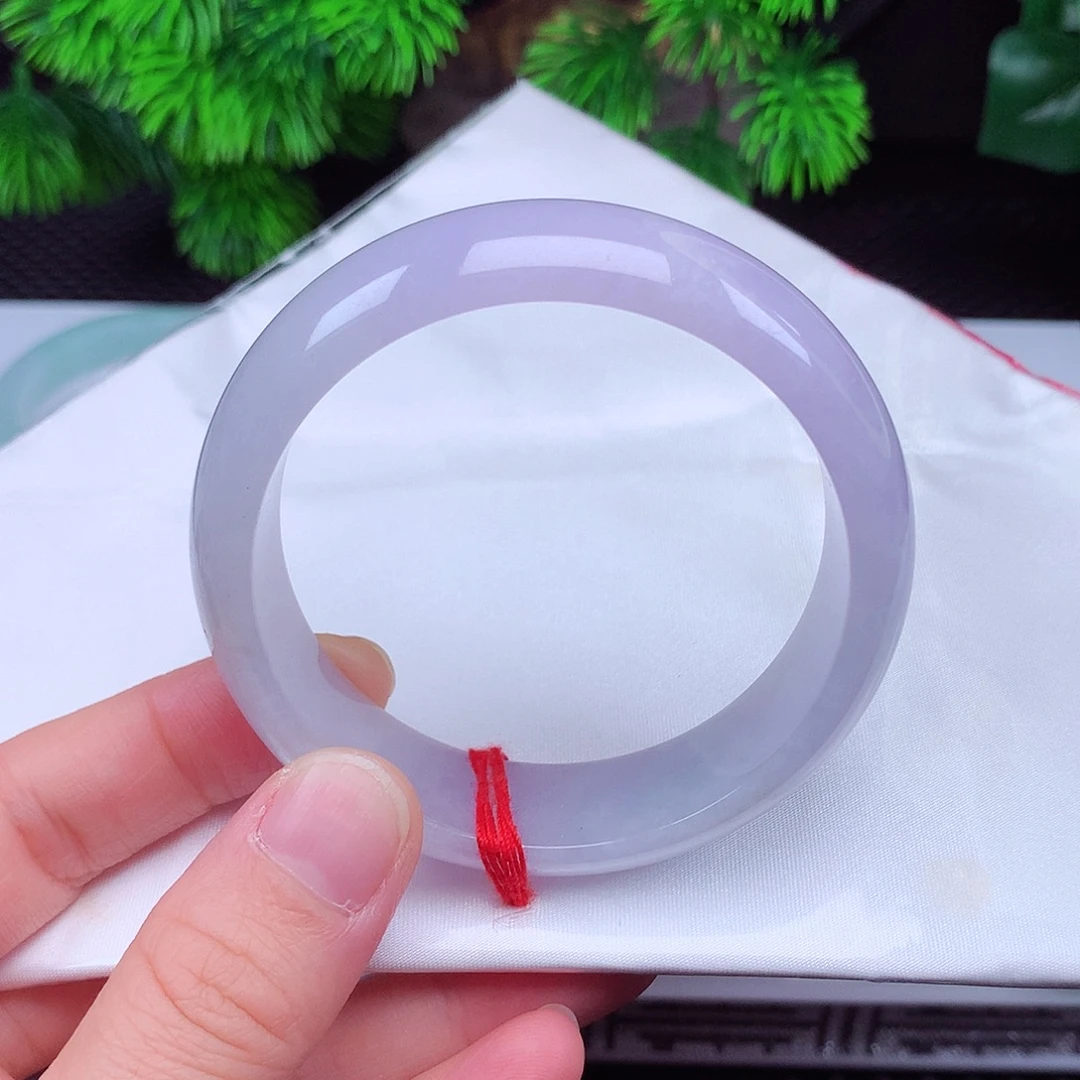 翡翠未镶嵌手镯57圈