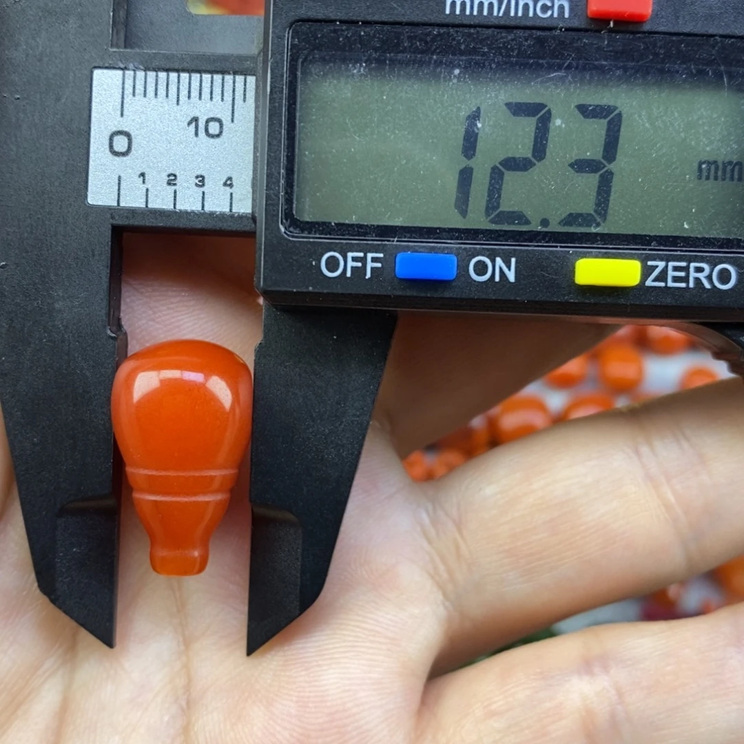 南红玛瑙未镶嵌三通12mm