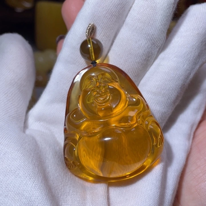 琥珀吊坠(不含链)未镶嵌