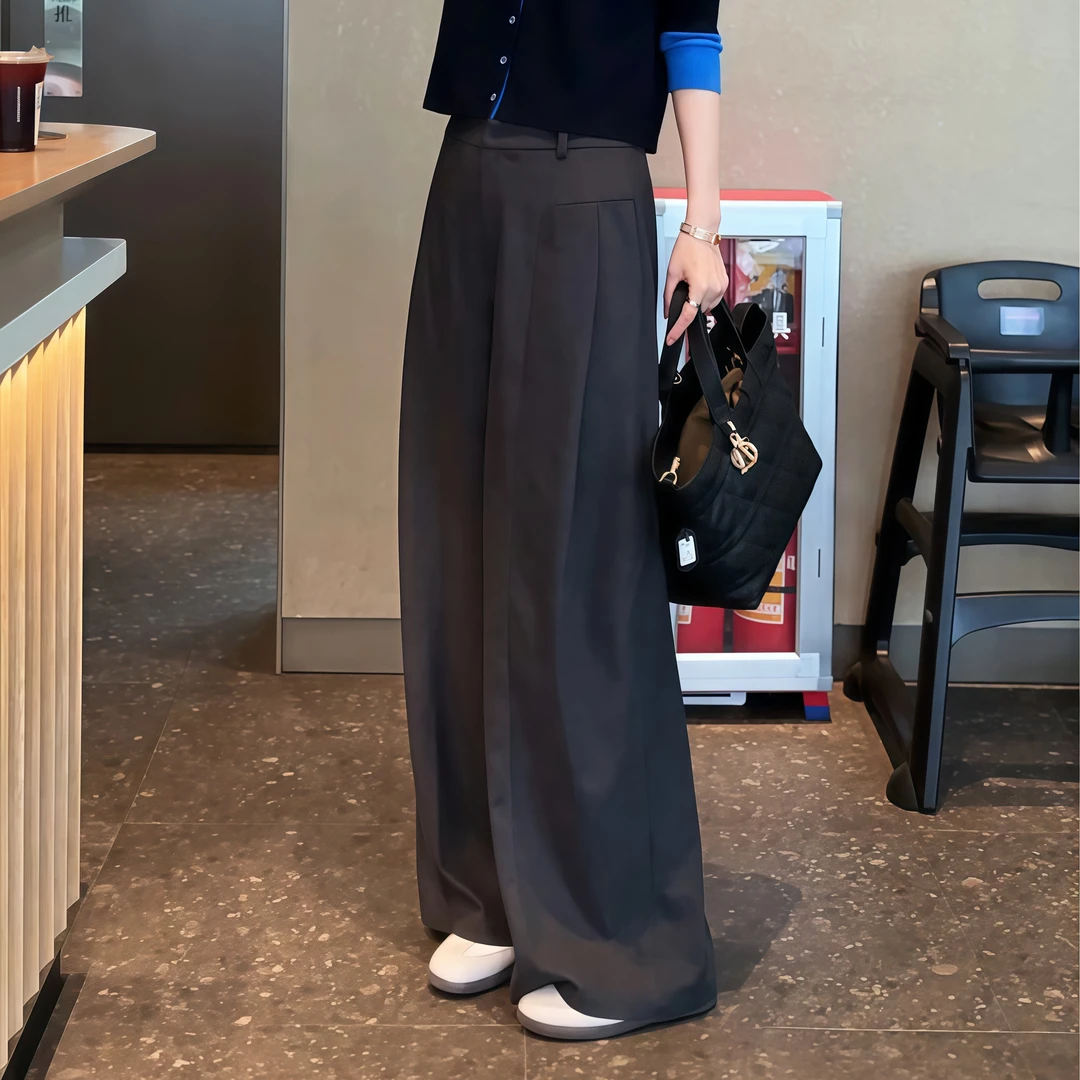 【封神裤】Mayya Plus麦芽定制流光风百搭显瘦休闲直筒裤子32537171