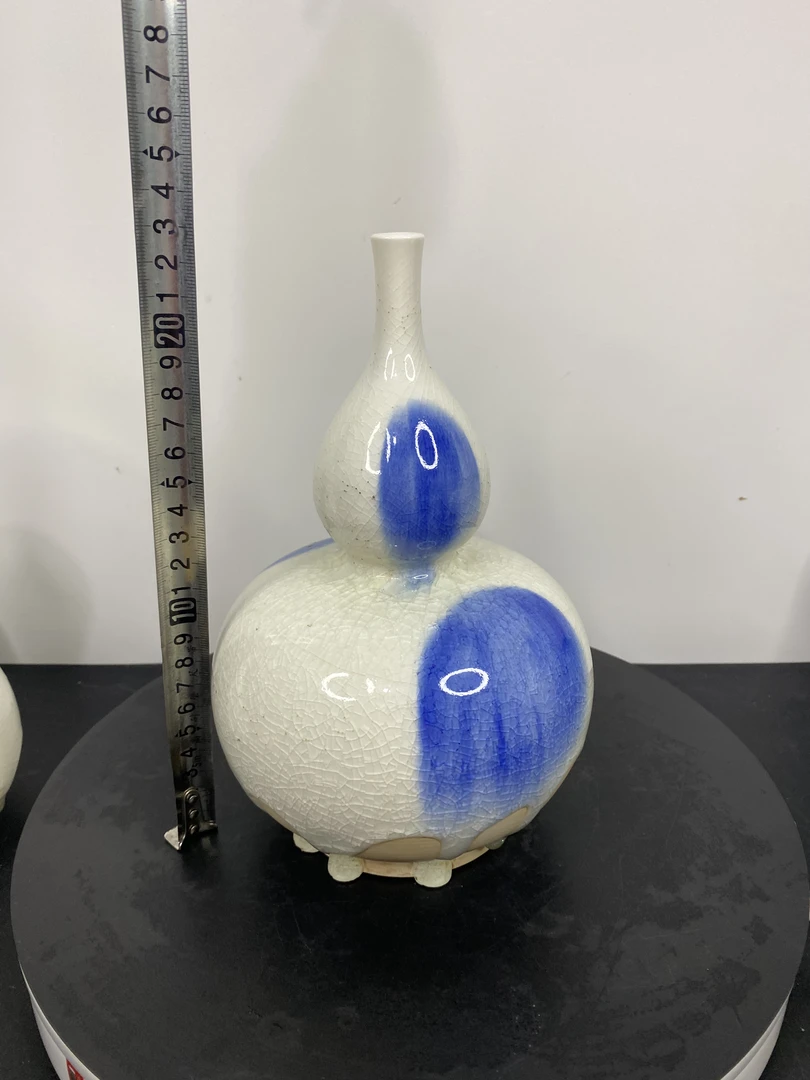 隋白福禄瓶 玉质感很强 摆件 釉面肥厚