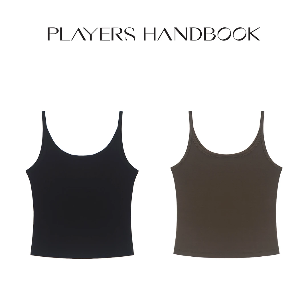 Players Handbook 《细肩带》内搭刚需细肩带天丝吊带背心 PH2335