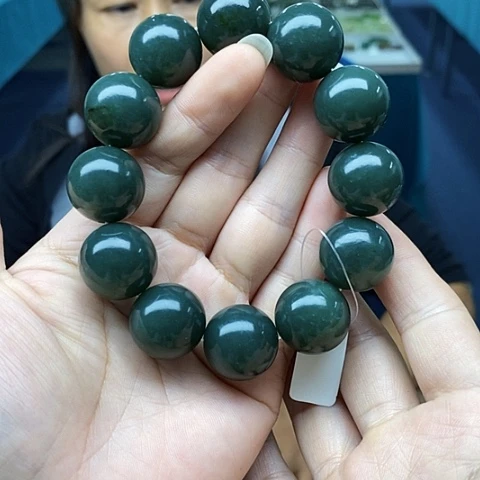 和田玉未镶嵌手链120