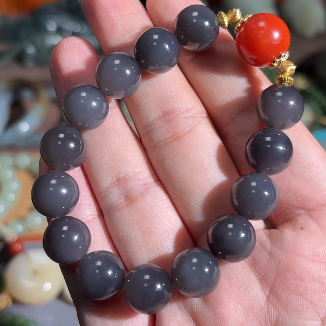 和田玉手串未镶嵌待*风