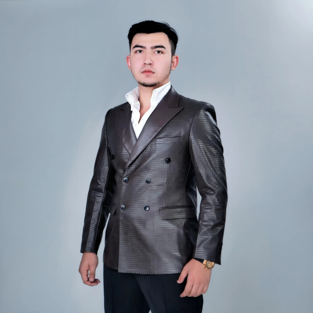 纯色水洗修身通用不起球西服上装时尚中长款经典男士