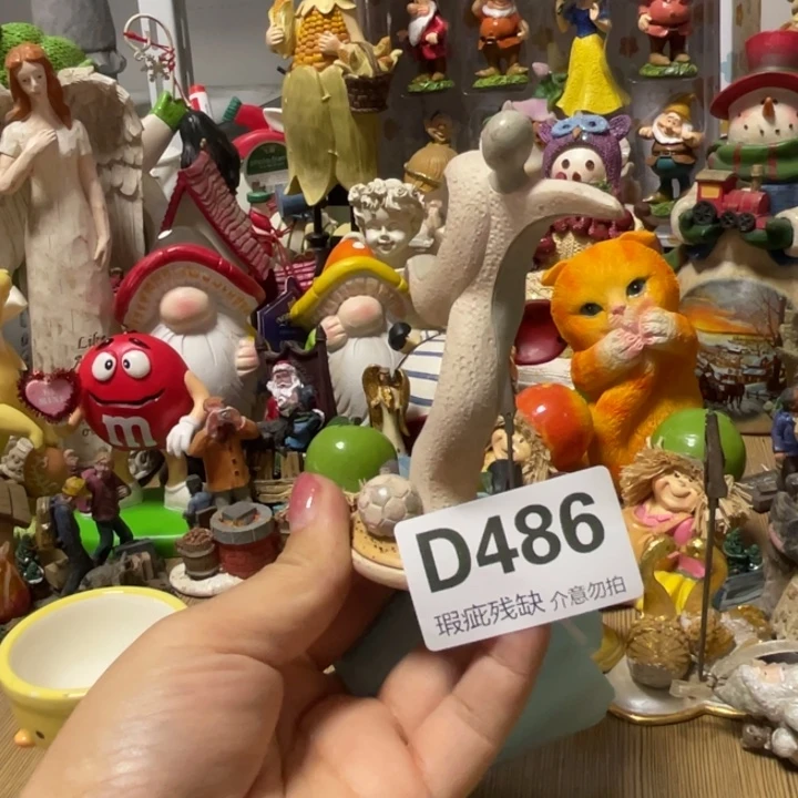 真***叶摆件孤品老货微瑕瓷