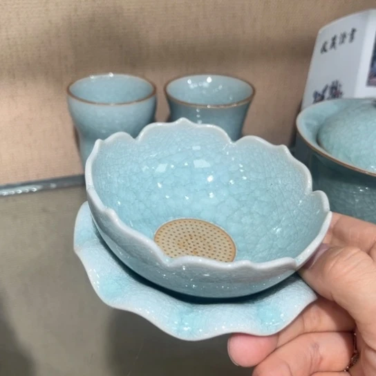 瓷片大宋名窑汝瓷茶具