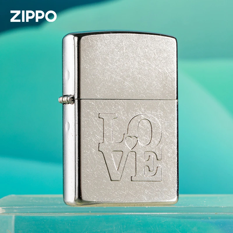 ZIPPO/之宝防风打火机原版经典百搭简约男友LOVE节日生日礼物实用
