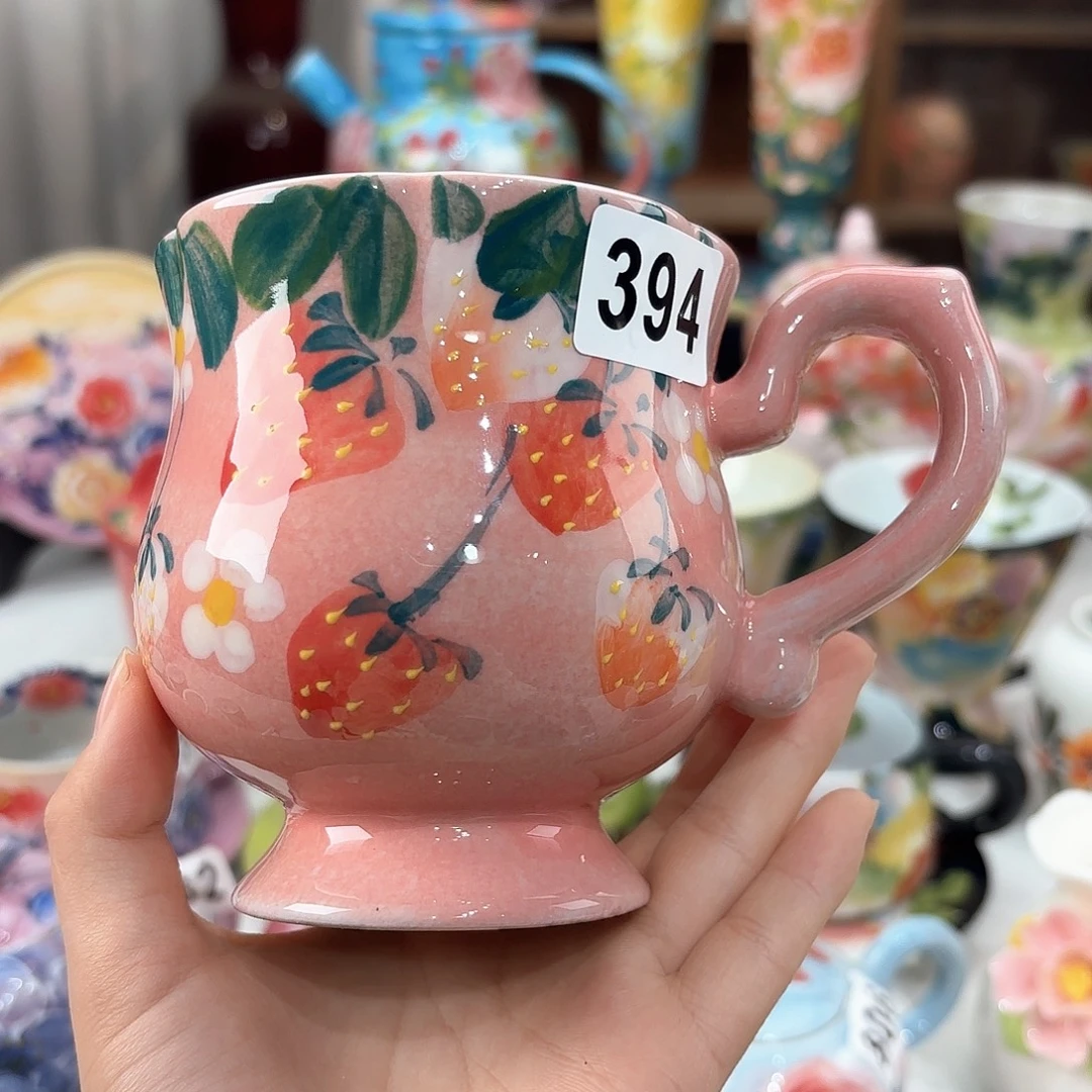 景德镇手绘高温釉下彩陶瓷茶具