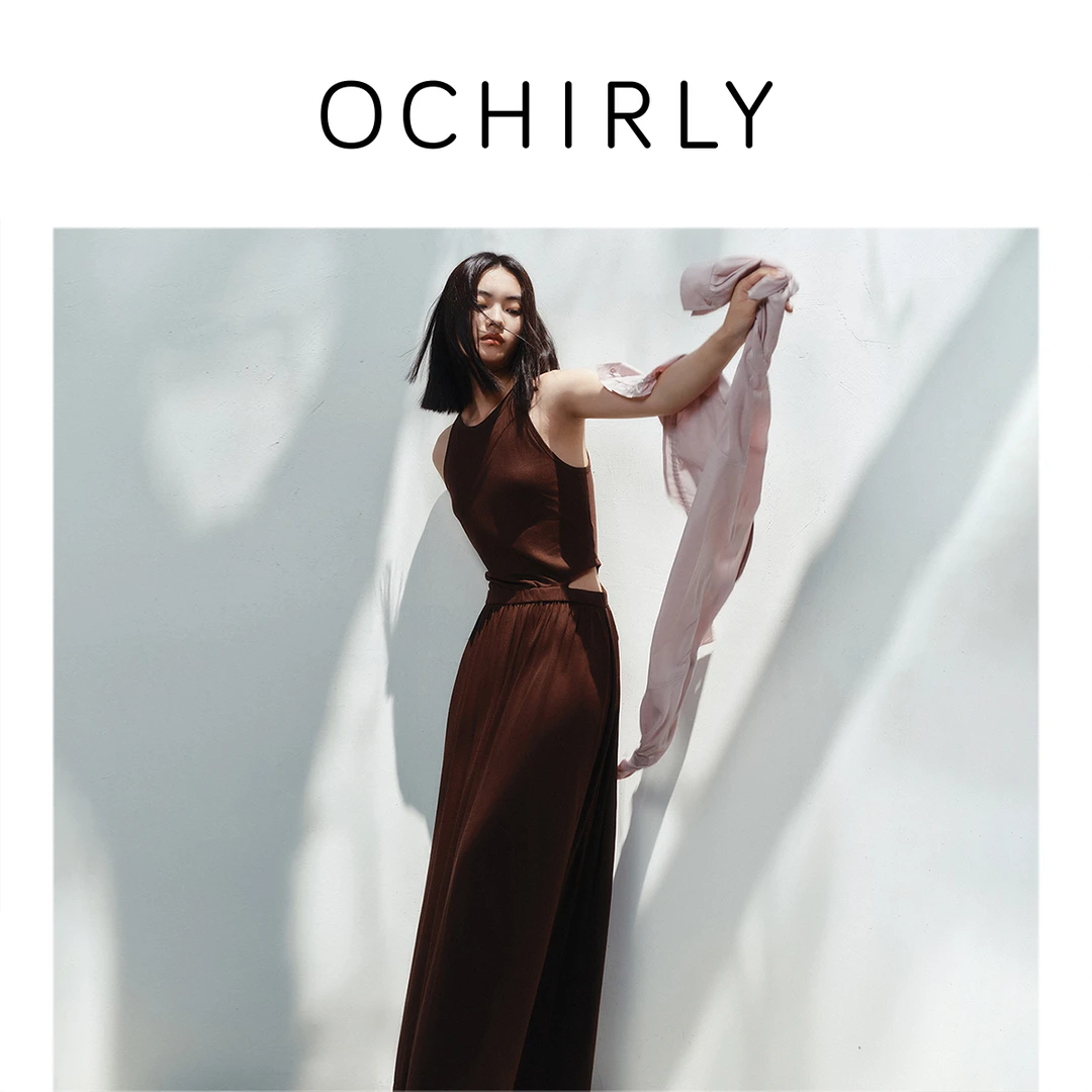 【季末折扣】欧时力莫代尔棉无袖连衣裙吊带长裙镂空收腰2025夏新