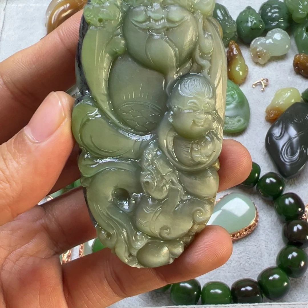 【闪购商品】和田玉挂件未镶嵌L****范