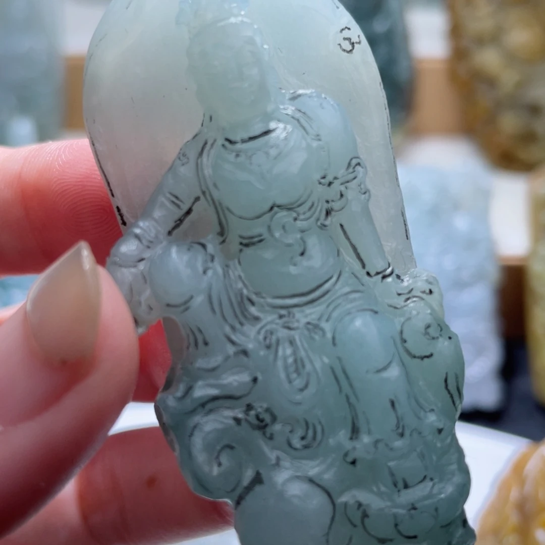 未镶嵌定制翡翠毛货