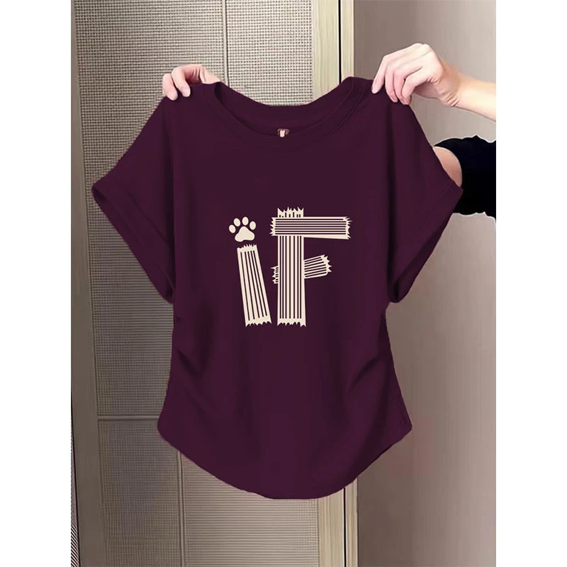 正肩短袖t恤女2025夏季新款小飞袖褶皱修身收腰显瘦打底衫上衣潮